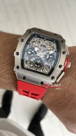 Richard Mille RM011 Titanium Flyback Kırmızı Chronograph 50mm