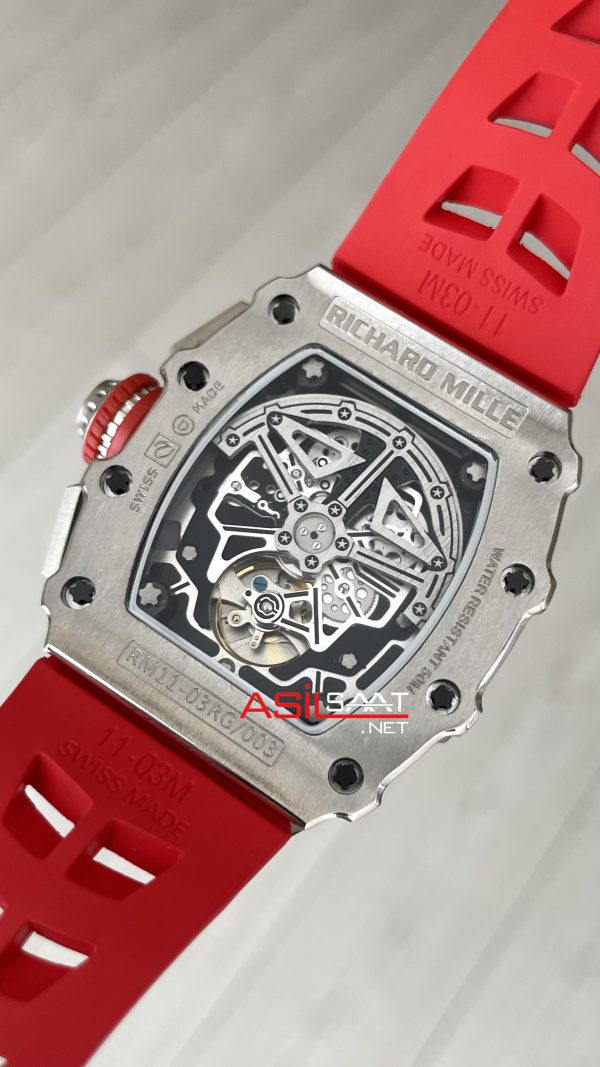 Richard Mille RM011 Titanium Flyback Kırmızı Chronograph 50mm Richard Mille RM011 Titanium Flyback Kırmızı Chronograph 50mm