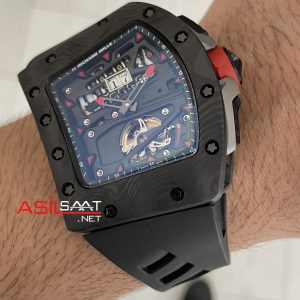 Richard Mille RM70 Alain Prost Tourbillon Carbon TPT Siyah