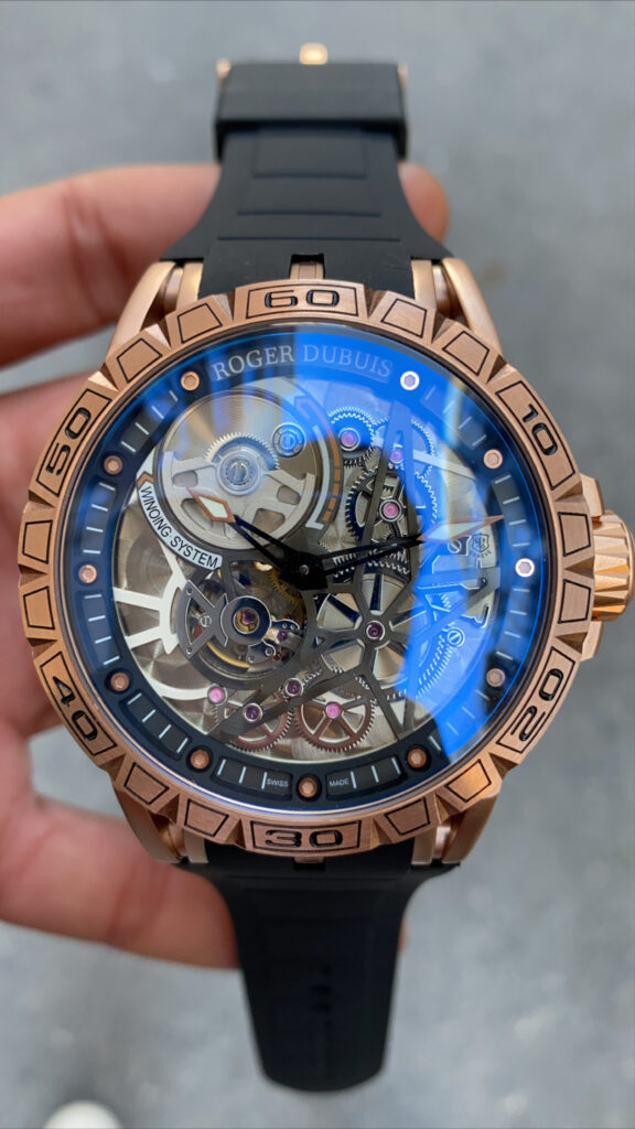 Roger Dubuis Excalibur Spider Pirelli RDDBEX0698 Rose Kasa