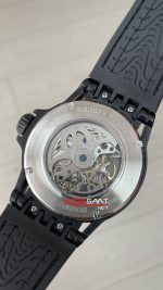 Roger Dubuis Excalibur Spider Pirelli Skeleton Tourbilllon PVD Siyah 48mm Replika Saat
