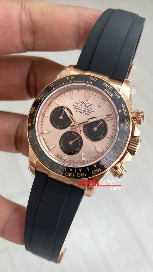 Rolex Cosmograph Daytona Sundust 126515LN Oysterflex 40mm 4131 Super Clone Swiss Eta Saat QF Factory Rolex Cosmograph Daytona Sundust 126515LN Oysterflex 40mm 4131 Super Clone Swiss Eta Saat QF Factory