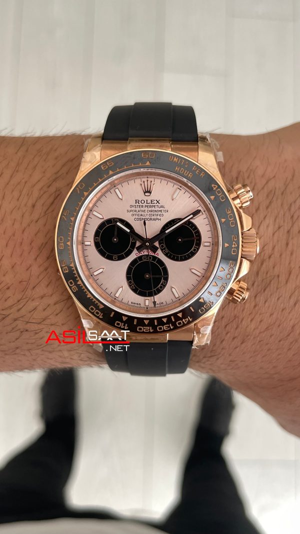 Rolex Cosmograph Daytona Sundust 126515LN Oysterflex 40mm 4131 Super Clone Swiss Eta Saat QF Factory Rolex Cosmograph Daytona Sundust 126515LN Oysterflex 40mm 4131 Super Clone Swiss Eta Saat QF Factory