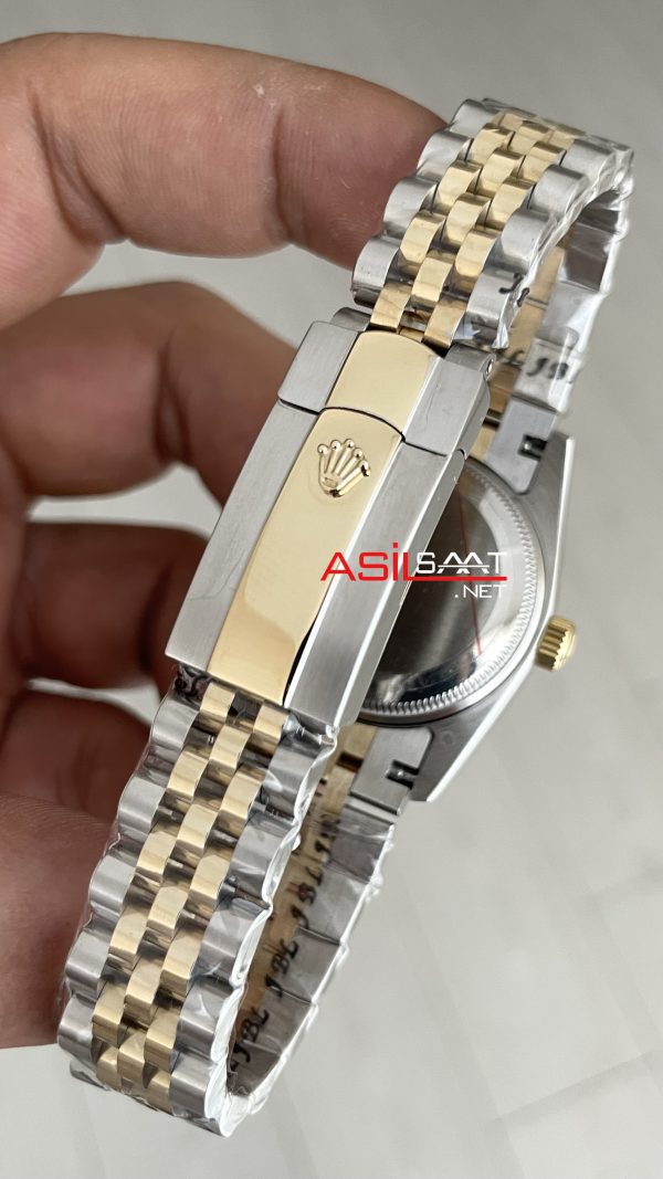 Rolex Datejust Green Romen Dial 278273 Jubilee 31mm Lady Pırlantalı Zeytin Yeşili Kadran Two Tone Gold