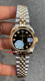 Rolex Datejust Jubilee 178273 Kadın Saati Taşlı Siyah Kadran 31 mm