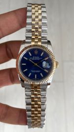 Rolex Datejust Mavi 126233 Jubilee 36mm Lady Two Tone Gold Kadın Saati