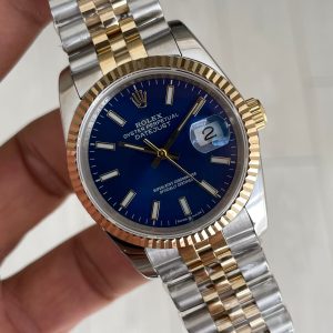 Rolex Datejust Mavi 126233 Jubilee 36mm Lady Two Tone Gold Kadın Saati