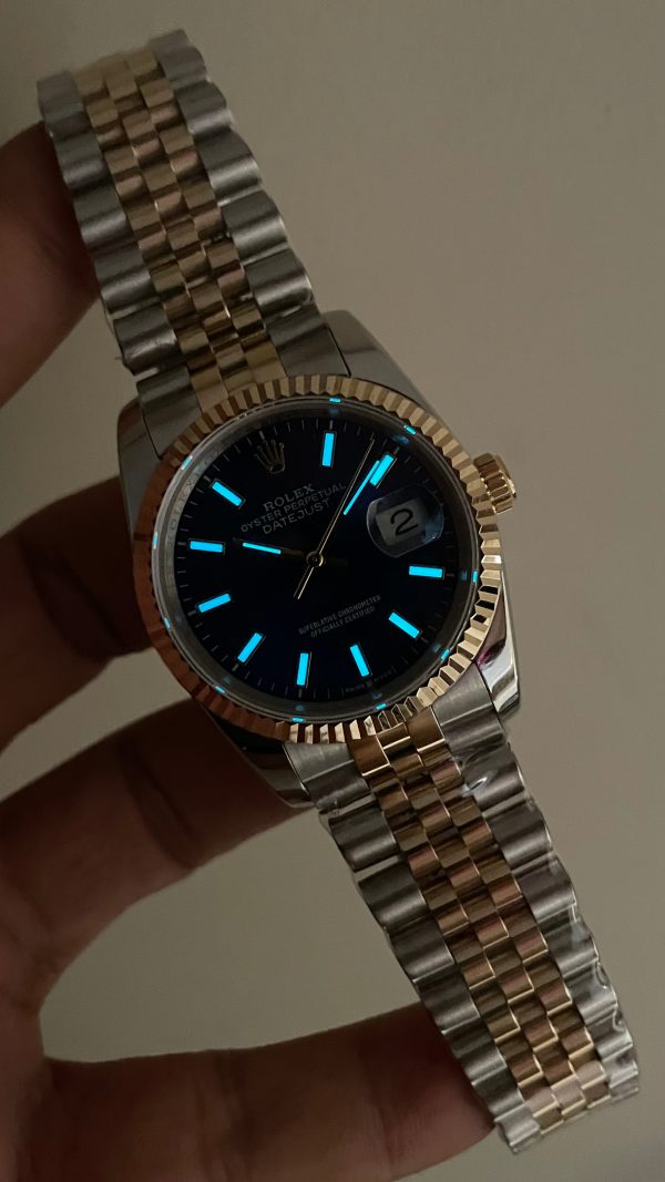 Rolex Datejust Mavi 126233 Jubilee 36mm Lady Two Tone Gold Kadın Saati