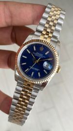 Rolex Datejust Mavi 126233 Jubilee 36mm Lady Two Tone Gold Kadın Saati