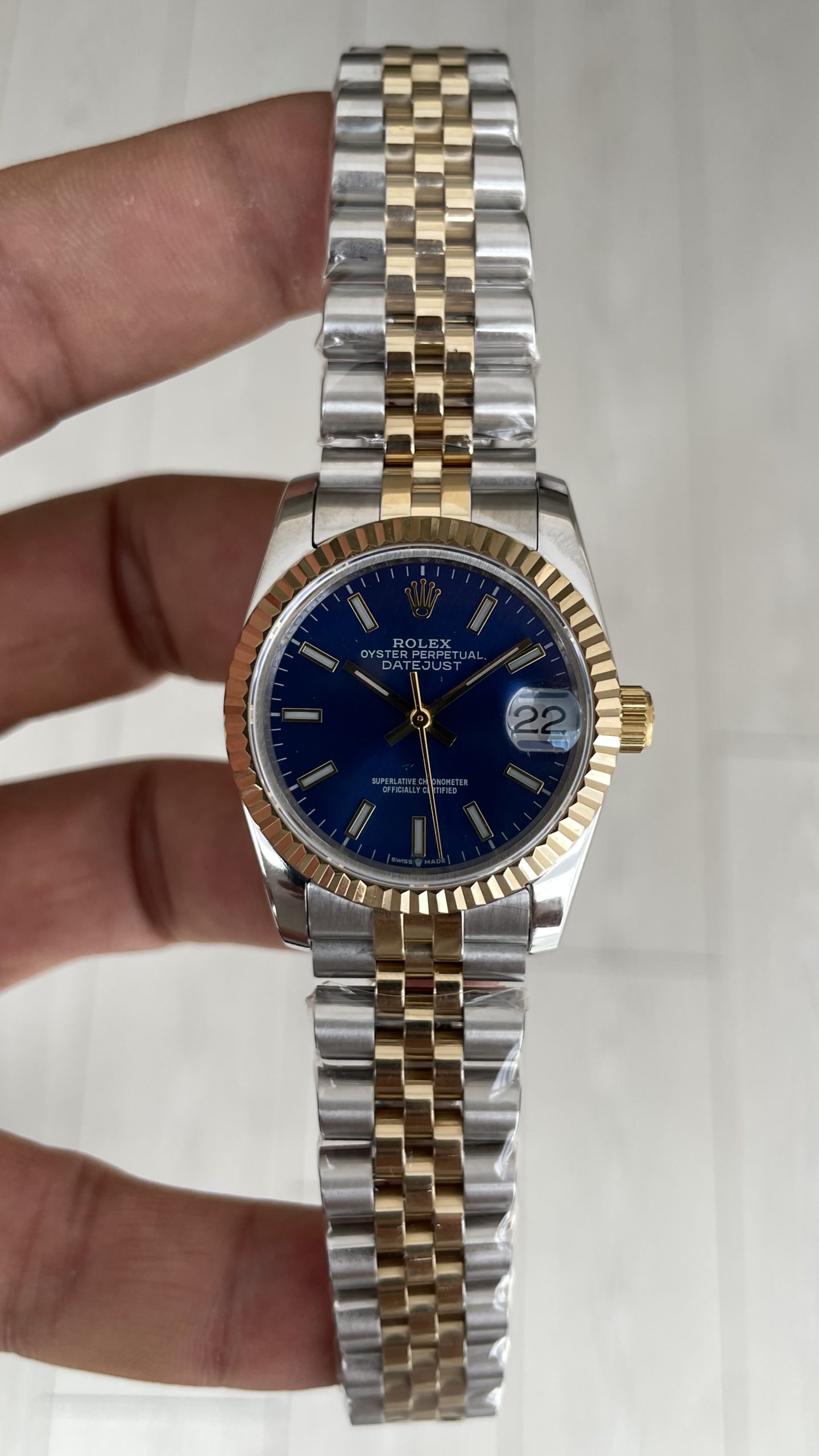 Rolex Datejust Mavi 278273 Jubilee 31mm Lady Two Tone Gold Kadın Saati Rolex Datejust Mavi 278273 Jubilee 31mm Lady Two Tone Gold Kadın Saati