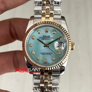 Rolex Datejust Mother of Pearl Diamond 126233 Lady Jubilee 36mm Diamond Two Tone Gold Kadın Saati