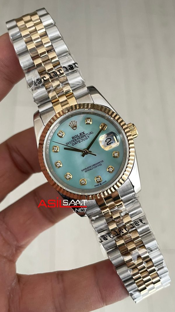 Rolex Datejust Mother of Pearl Diamond 126233 Lady Jubilee 36mm Diamond Two Tone Gold Kadın Saati Rolex Datejust Mother of Pearl Diamond 126233 Lady Jubilee 36mm Diamond Two Tone Gold Kadın Saati