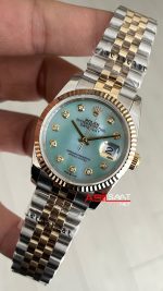 Rolex Datejust Mother of Pearl Diamond 126233 Lady Jubilee 36mm Diamond Two Tone Gold Kadın Saati