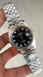 Rolex Datejust Siyah Taşlı 126334 Jubilee Black Diamond Dial 41mm Swiss ETA Saat Copy Clean