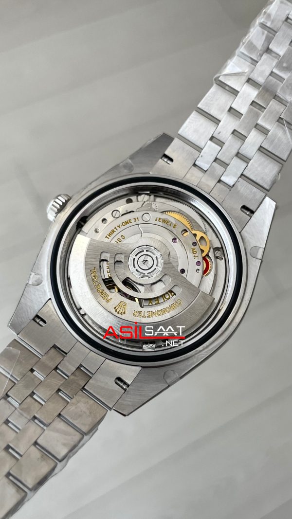 Rolex Datejust Siyah Taşlı 126334 Jubilee Black Diamond Dial 41mm Swiss ETA Saat Copy Clean