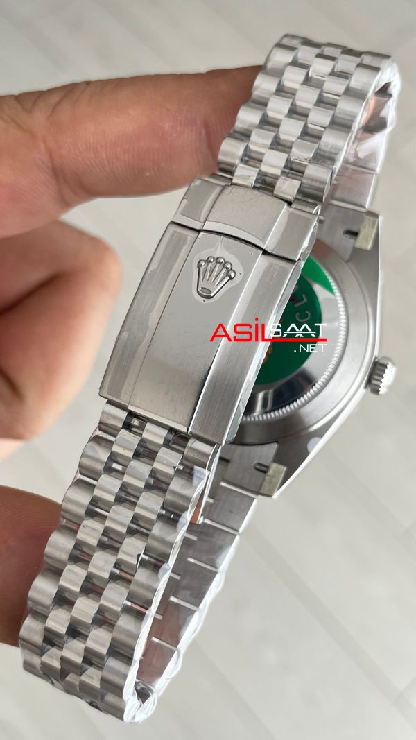 Rolex Datejust Siyah Taşlı 126334 Jubilee Black Diamond Dial 41mm Swiss ETA Saat Copy Clean