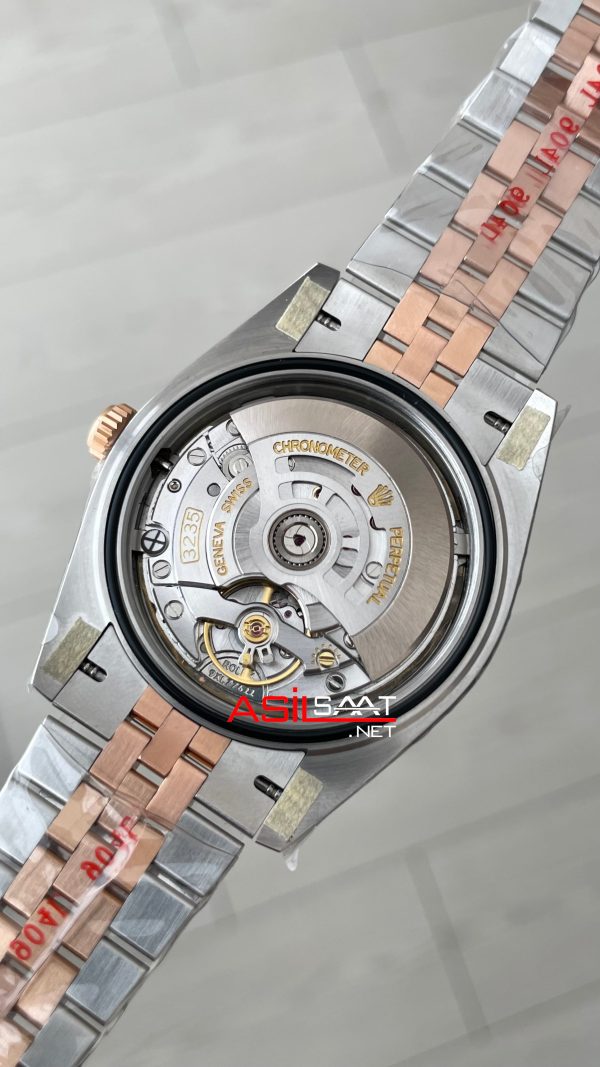 Rolex Datejust Wimbledon 126331 Jubilee Rose Two Tone 41mm DD3235 V2 Super Clone Swiss ETA Saat AR Factory