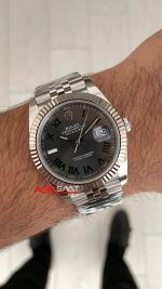 Rolex Datejust Wimbledon 126334 Jubilee 41mm 3235 Swiss ETA Saat Copy Clean