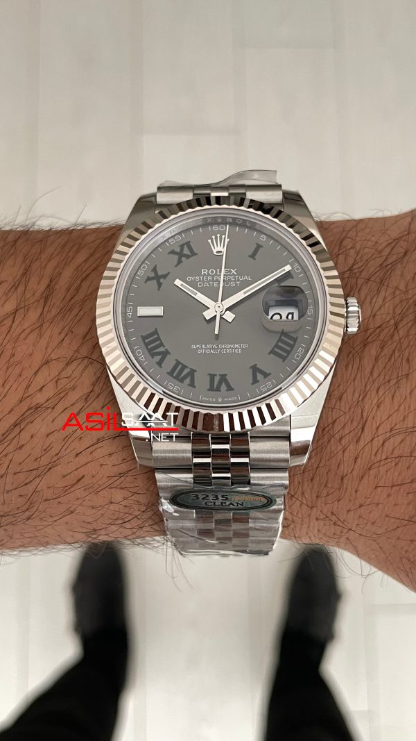 Rolex Datejust Wimbledon 126334 Jubilee 41mm 3235 Swiss ETA Saat Copy Clean Rolex Datejust Wimbledon 126334 Jubilee 41mm 3235 Swiss ETA Saat Copy Clean