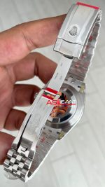 Rolex Datejust Wimbledon 126334 Jubilee 41mm DD3235 V2 Super Klon Swiss ETA Saat AR Factory