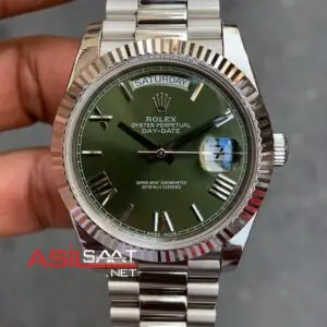 Rolex Day Date Yeşil 228239 Olive Green 40 mm 3235 Eta Swiss