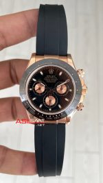 Rolex Daytona Cosmograph 116515 Siyah Everose Oysterflex 40mm Swiss ETA Saat