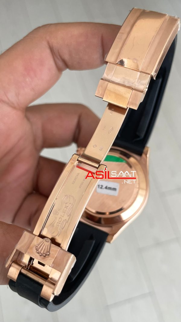 Rolex Daytona Cosmograph 116515 Siyah Everose Oysterflex 40mm Swiss ETA Saat Rolex Daytona Cosmograph 116515 Siyah Everose Oysterflex 40mm Swiss ETA Saat