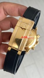 Rolex Daytona Cosmograph 116518 Siyah Gold Oysterflex 40mm Swiss ETA Saat