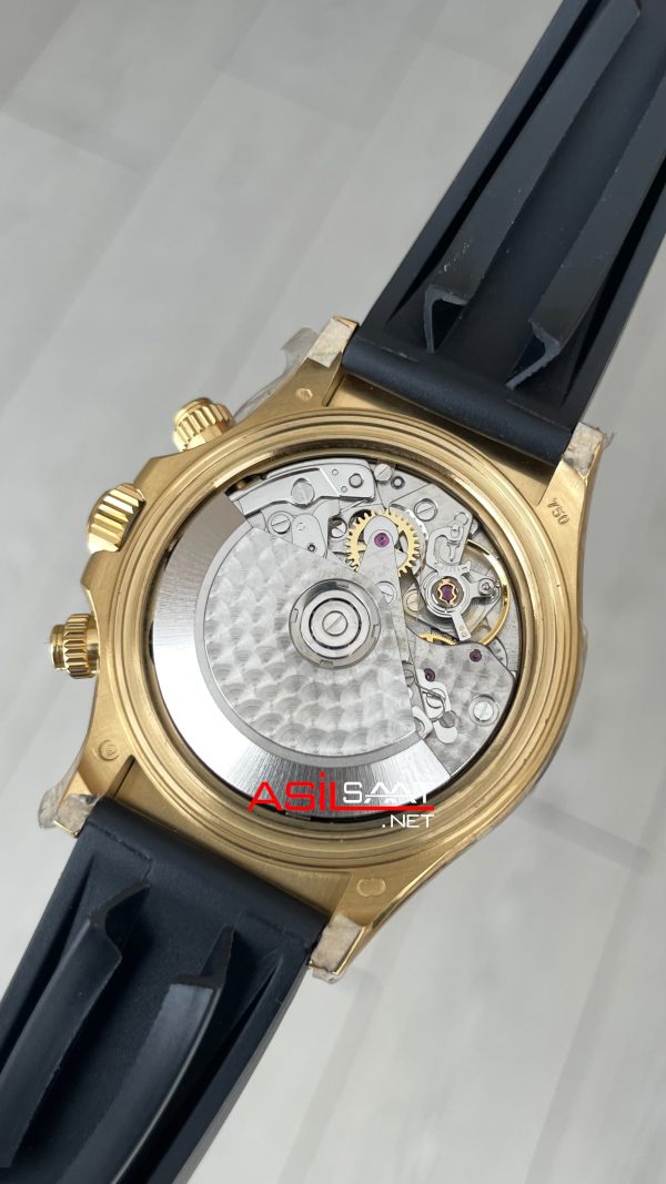 Rolex Daytona Cosmograph 116518 Siyah Gold Oysterflex 40mm Swiss ETA Saat Rolex Daytona Cosmograph 116518 Siyah Gold Oysterflex 40mm Swiss ETA Saat