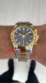 Rolex Daytona Cosmograph 116503 Siyah 40mm Two Tone Gold Swiss ETA Saat