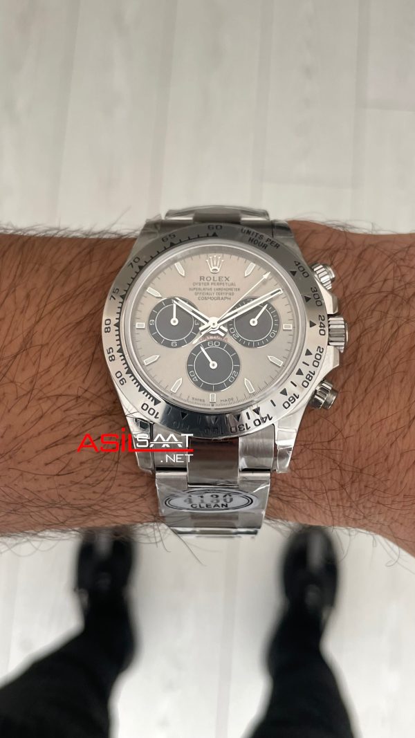 Rolex Daytona Cosmograph 126509LN Gri 40mm Swiss ETA Saat Clean Factory Rolex Daytona Cosmograph 126509LN Gri 40mm Swiss ETA Saat Clean Factory