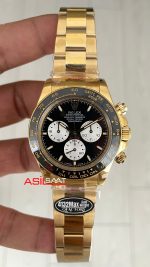 Rolex Daytona Le Mans 126528LN Gold 40mm 4132 Super Clone Swiss ETA Saat QF Factory