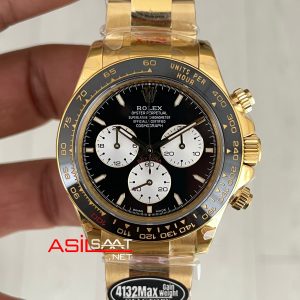Rolex Daytona Le Mans 126528LN Gold 40mm 4132 Super Clone Swiss ETA Saat QF Factory