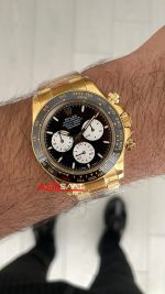 Rolex Daytona Le Mans 126528LN Gold 40mm 4132 Super Clone Swiss ETA Saat QF Factory