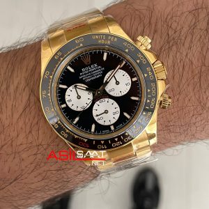 Rolex Daytona Le Mans 126528LN Gold 40mm 4132 Super Clone Swiss ETA Saat QF Factory