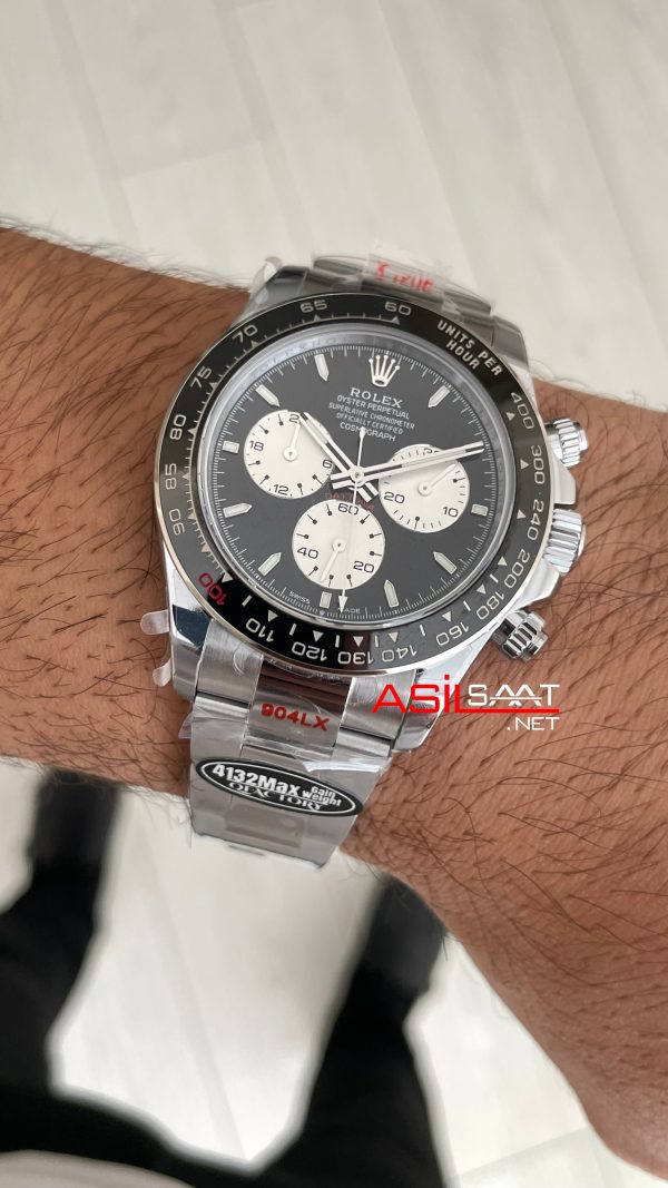 Rolex Daytona Le Mans 126529LN Black Dial 40mm 4132 Super Clone Swiss ETA Saat QF Factory Rolex Daytona Le Mans 126529LN Black Dial 40mm 4132 Super Clone Swiss ETA Saat QF Factory