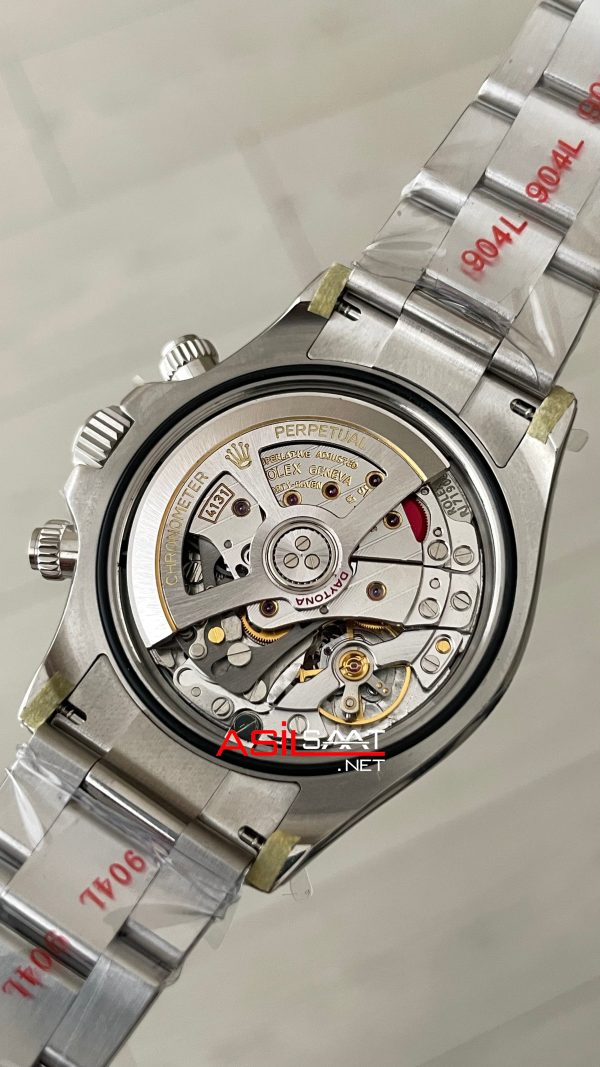 Rolex Daytona Panda 126500LN Beyaz Kadran 40mm 4131 Super Clone Swiss ETA Saat QF Factory Rolex Daytona Panda 126500LN Beyaz Kadran 40mm 4131 Super Clone Swiss ETA Saat QF Factory