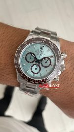 Rolex Daytona Platinum 126506 Ice Blue Dial 40mm 4131 Super Clone Swiss ETA Saat QF Factory