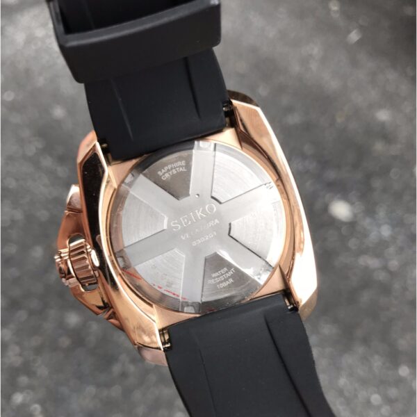 Seiko Velatura Chronograph Rose Siyah Kadran