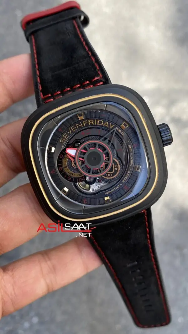 SevenFriday Lucky P Serisi P2B PVD Black SevenFriday Lucky P Serisi P2B PVD Black