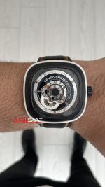 SevenFriday P Series Bully P3/03 Siyah Beyaz 47mm