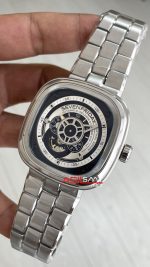 SevenFriday P Serisi SF-P1B/01M Silver 47mm Replika Saat