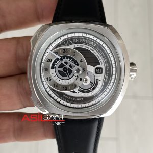 SevenFriday Q Series Q1/01 Beyaz Silver 44mm