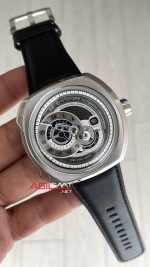 SevenFriday Q Series Q1/01 Beyaz Silver 44mm