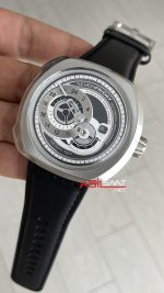 SevenFriday Q Series Q1/01 Beyaz Silver 44mm