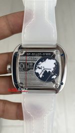 SevenFriday S Serisi SF-S1/01 Recyclable Nylon Şeffaf Silver 47mm Replika Saat