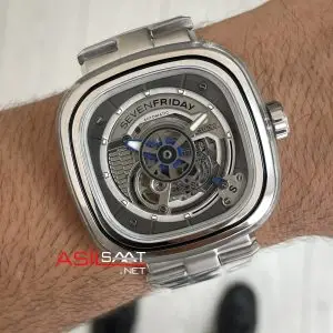 SevenFriday S Serisi SF-S1/01M Silver 47mm Replika Saat