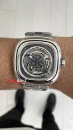 SevenFriday S Serisi SF-S1/01M Silver 47mm Replika Saat