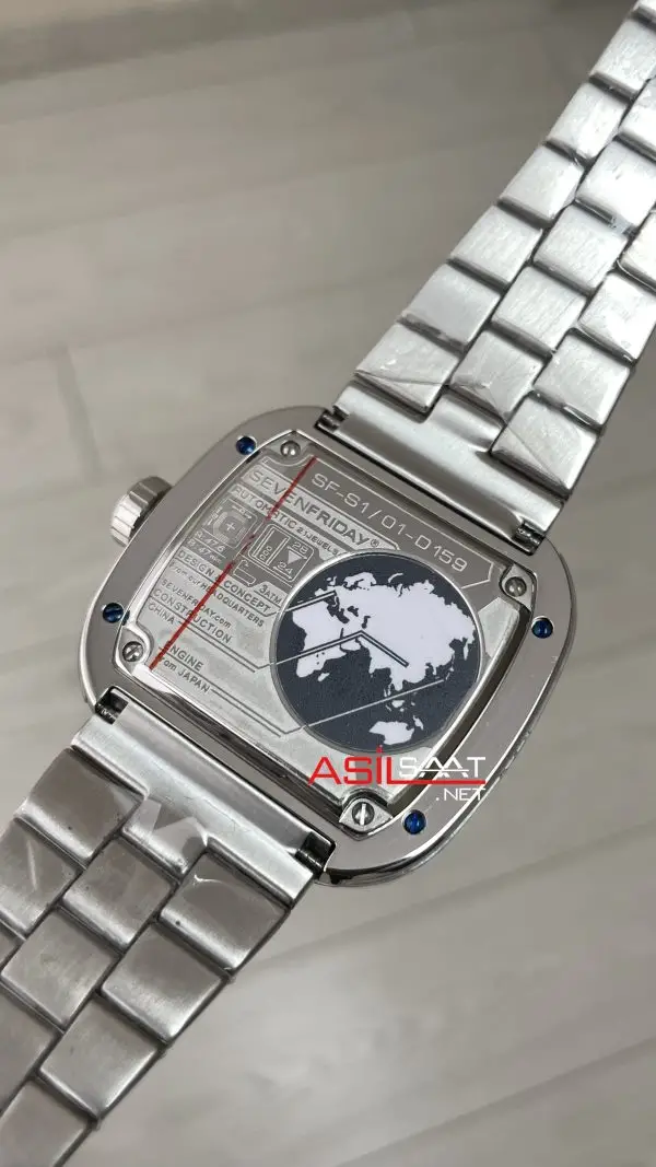 SevenFriday S Serisi SF-S1/01M Silver 47mm Replika Saat