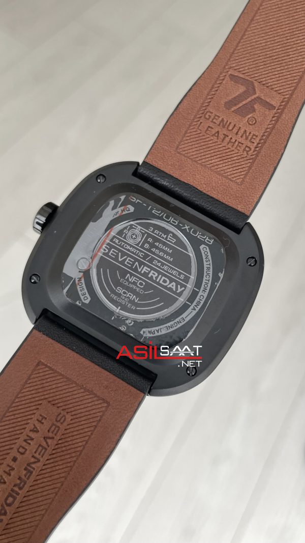 SevenFriday T Serisi Siyah T2/06 Aka T-Works 45mm